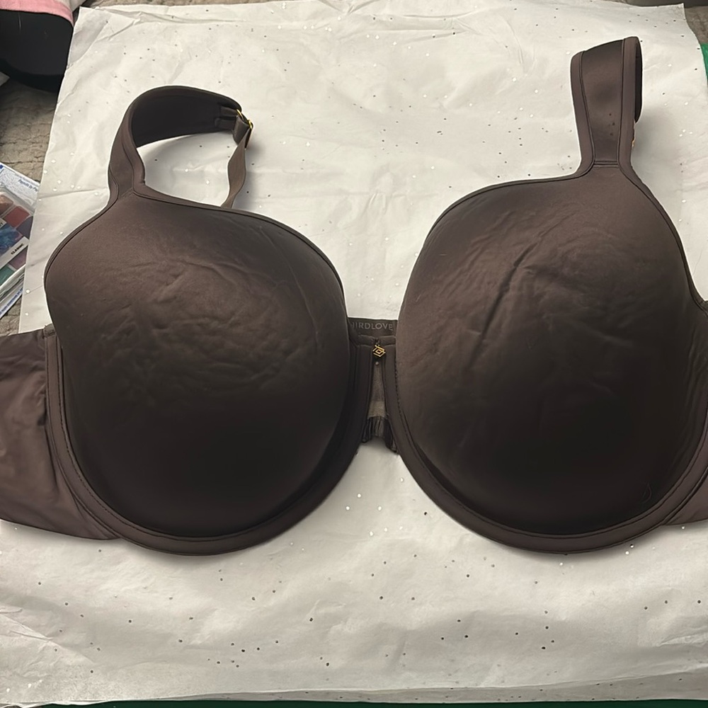 ThirdLove 24/7 Classic Full Coverage Bra in Brown Size 46D